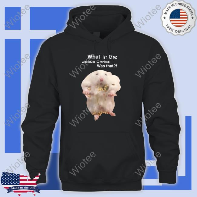 Hamster Jesus Christ Hoodie Peanus1ubber