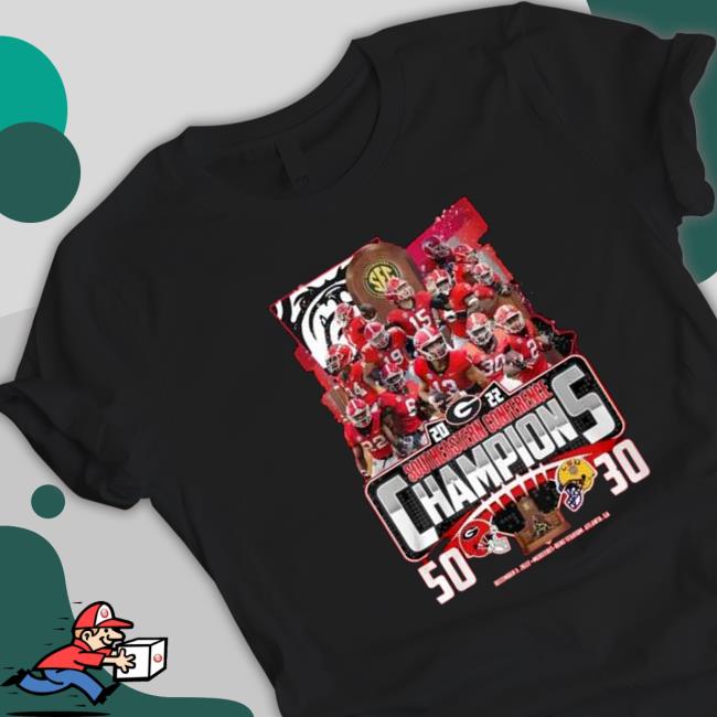 Official Georgia Bulldogs Southeastern Conference Champions 2022 Tee Shirt
