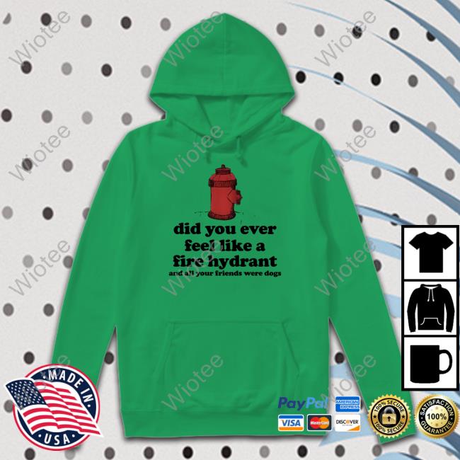 Did You Ever Feel Like A Fire Hydrant And All Your Friends Were Dogs Hoodie