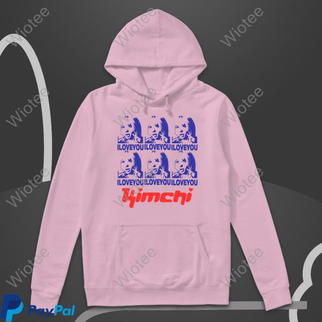 Official Kimchi Merch Ilykimchi Iloveyou White Shirt