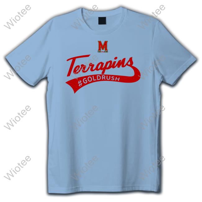 Terrapins Goldrush Terrapin Row Tee Shirt Maryland Terrapins Kevin Willard