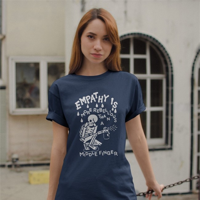 Empathy Is More Rebellious Than A Middle Finger Sweatshirt Wicked Clothes