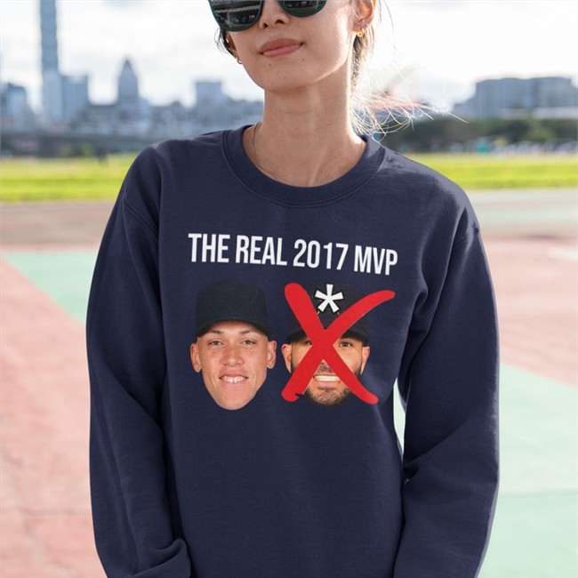 The real 2017 MVP Aaron Judge not Altuve Long Sleeve Desireeloyola The real 2017 MVP Aaron Judge not Altuve Tee Shirt Desireeloyola