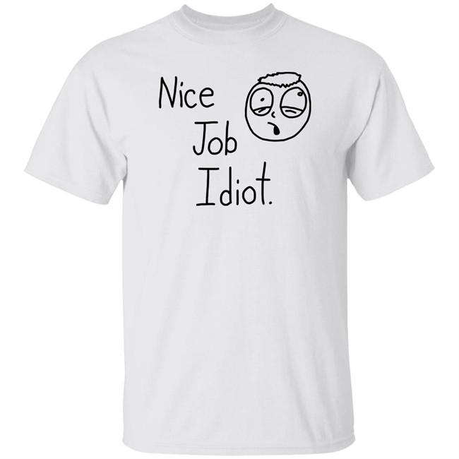 Smosh Merch Nice Job Idiot Tee Shirt