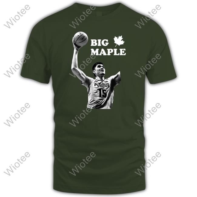 Official Big Maple He Ain't Just Tall Eh Shirt Zach Edey Big Maple He Ain't Just Tall Eh Tee Shirt