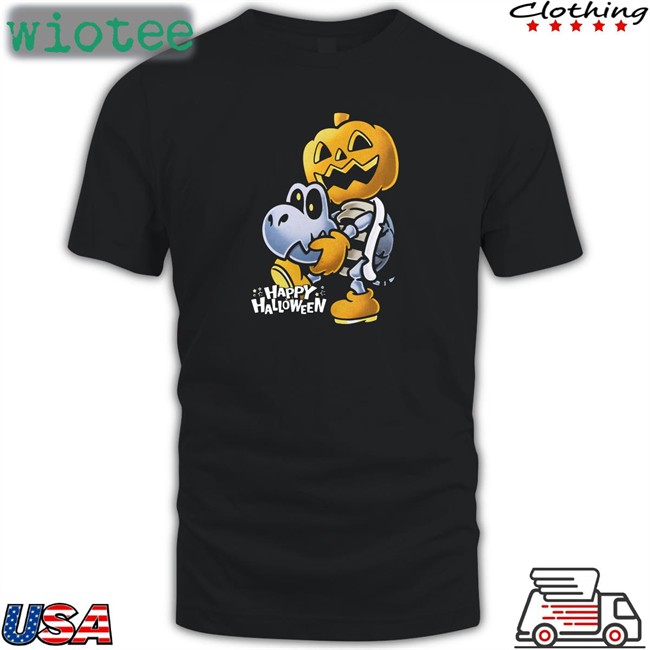 Nintendo Store Merch Happy Halloween Headless Dry Bones Halloween 2022 T Shirt Nintendo Of America