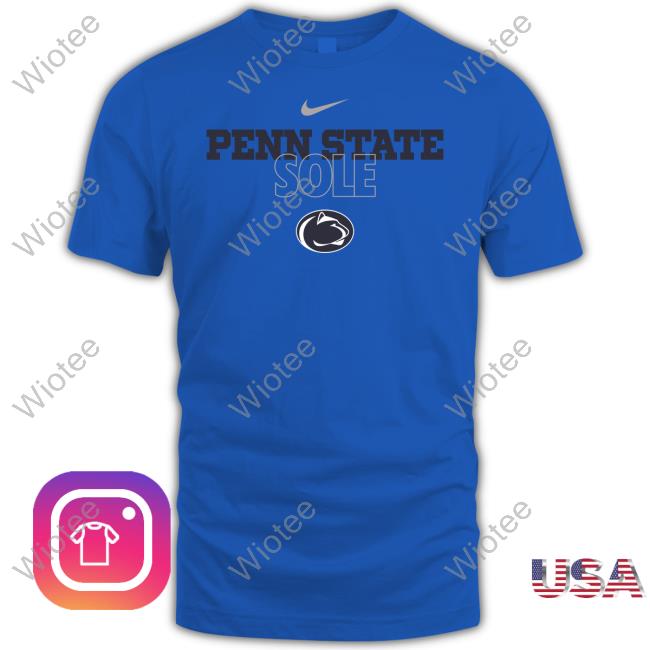 Penn State Sole T Shirt Penn State Sole Long Sleeved T Shirt