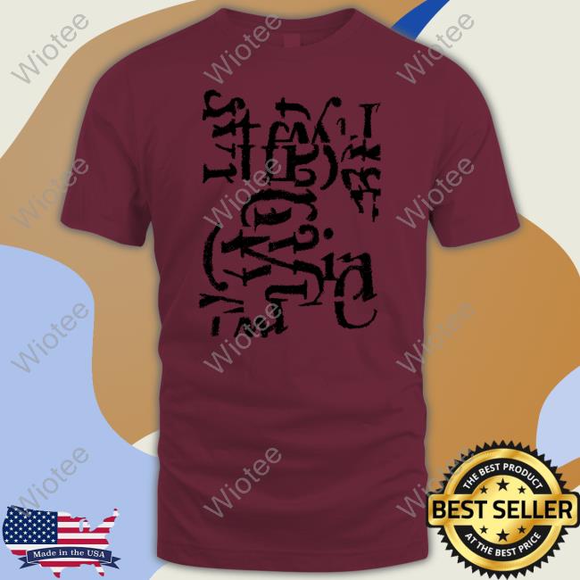 Alphabet Fragment Long Sleeve Tee