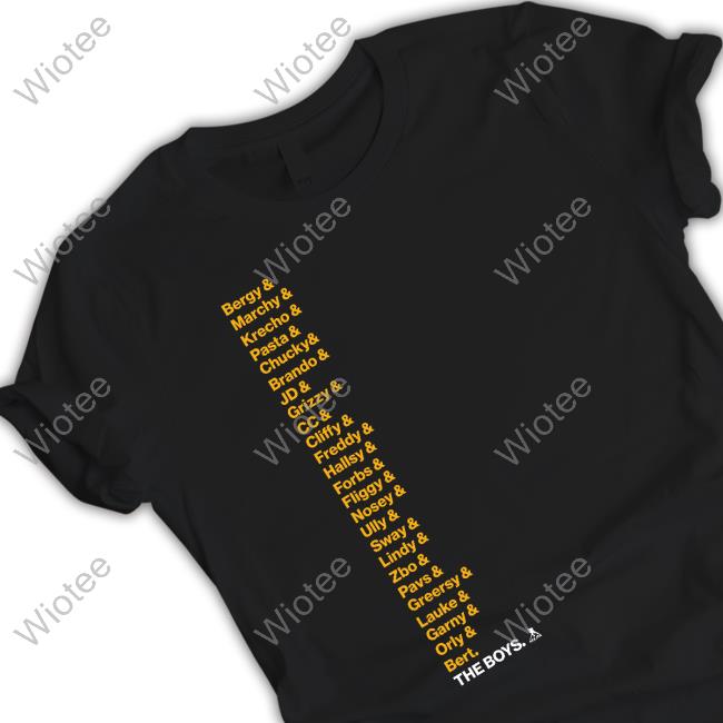Bruins 2023 The Boys Roster Tee