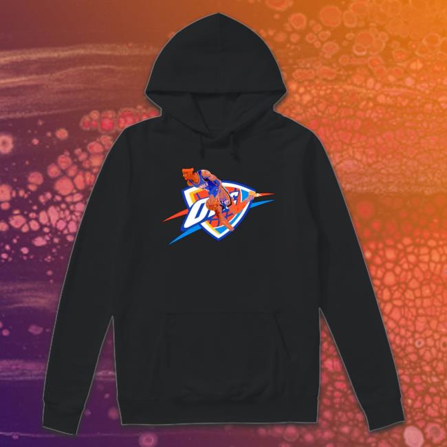 Oklahoma City Thunder Shai Gilgeous-Alexander In Action Shirt