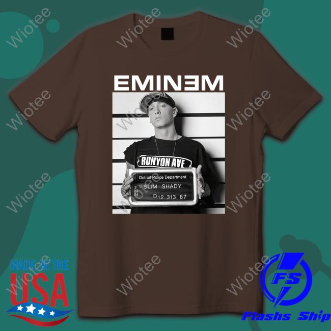 Arrest Slim Shady Edition Limited Long Sleeve Tee Arrest Slim Shady Original Hoodie Shirt White