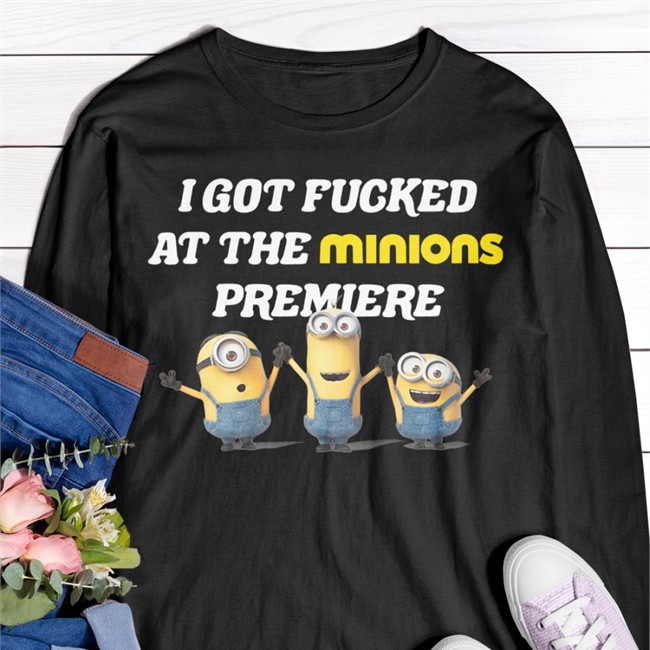 Wahlid Mohammad I Got Fucked At The Minions Premiere T Shirt I Love Minions Wahlid Mohammad I Got Fucked At The Minions Premiere Shirts I Love Minions