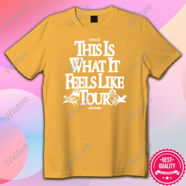 Gracie Abrams This Is What It Feels Like Tour Long Sleeve Gracie Abrams Merch This Is What It Feels Like Tour Long Sleeve T Shirt Gracieabrams