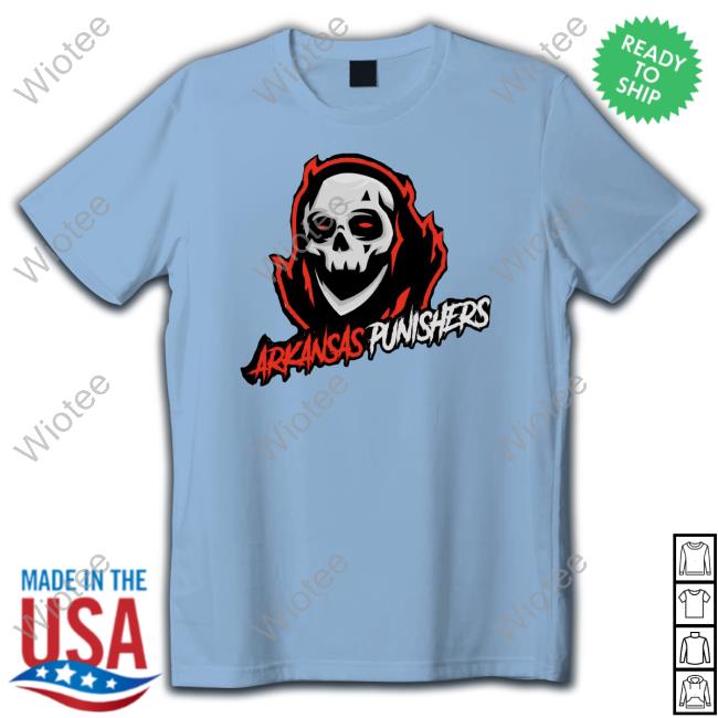 Arkansas Punishers Long Sleeve T Shirt Arkansas Punishers Hooded Sweatshirt Eric Musselman