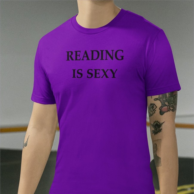 A Powerful Woman Reading Is Sexy Tee Shirt Hauteblood