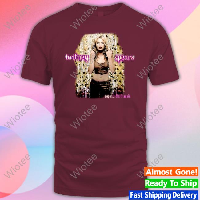 Britney Spears Oops I Did It Again Tour TShirts Latin Shade