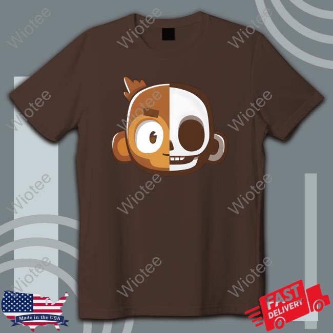 Ninja Kiwi Store Monkey Skull Shirt Hooded Sweatshirt