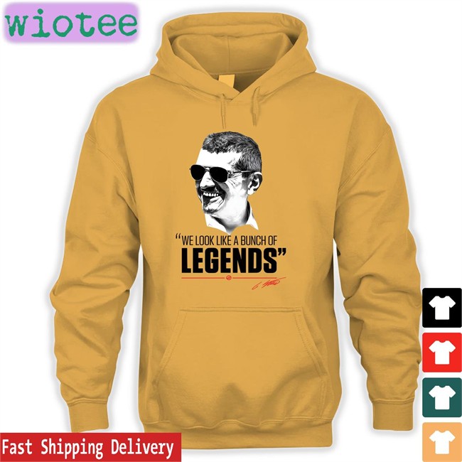 Guenther Steiner We Look Like A Bunch Of Legends Shirt Haas F1 Team Guenther Steiner We Look Like A Bunch Of Legends Long Sleeve Tee Haas F1 Team ESPN F1