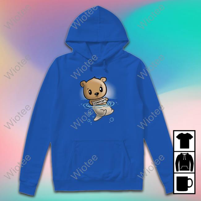 My Significant Otter Bear Edition Limited Long Sleeve Tee Blue My Significant Otter Bear Tees DayOfTheShirt