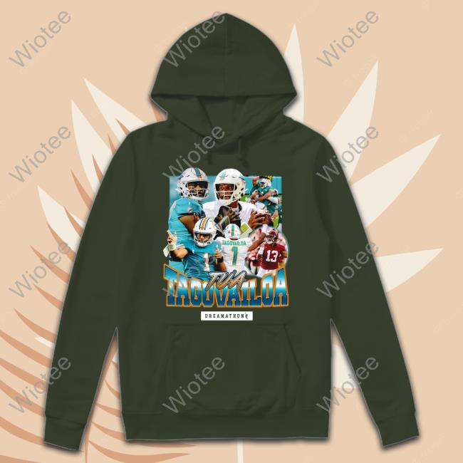 Dreamathon Merch Tua Tagovailoa Hoodie River Cracraft And Jaylen Waddle Miami Dolphins Official Tua Tagovailoa T Shirt
