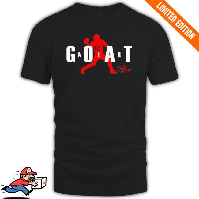 Official #12 Goat Air Rob Gronkowski And Signature American Football shirt