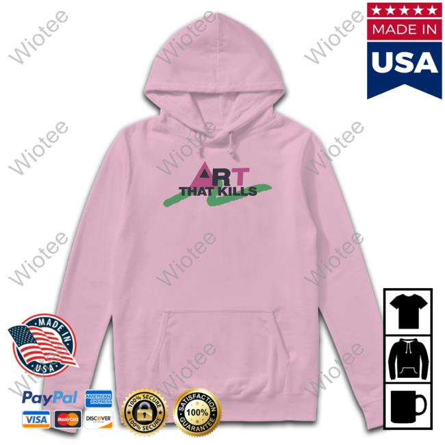 Official Art That Kill Hoodie 80'S Art That Kill Sweatshirt Gallery Dept Merch