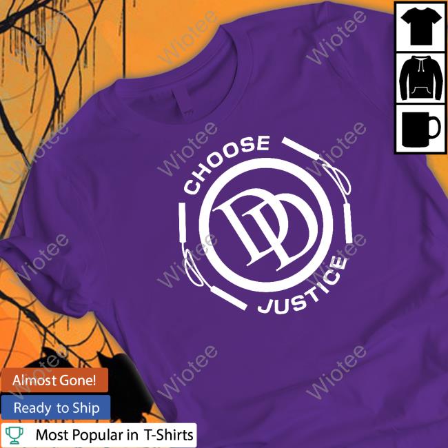 Choose Justice Daredevil Tee Shirt Choose Justice Daredevil Shirt MCU - The Direct