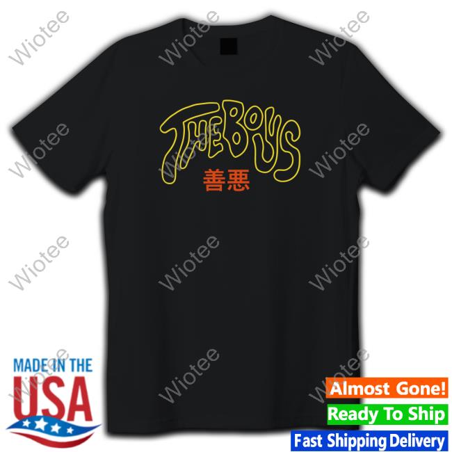 The Boys Good Vs Evil Black Tee Shirt
