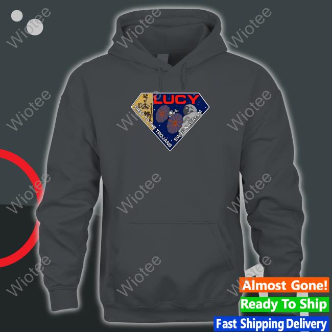 Nasa Merch Store Lucy First To The Trojans Swri Nasa Lm Zip Up Hooded