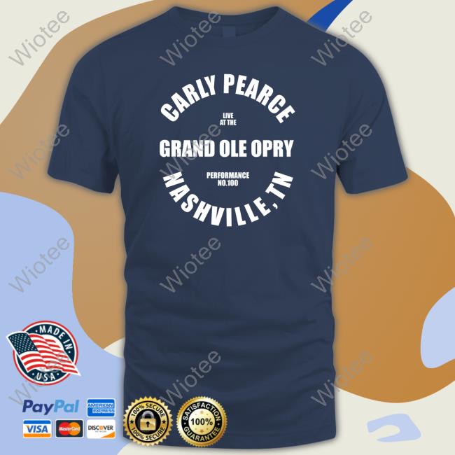 Carly Pearce Opry Exclusive 100Th Show Circle Shirts Shop Opry Merch