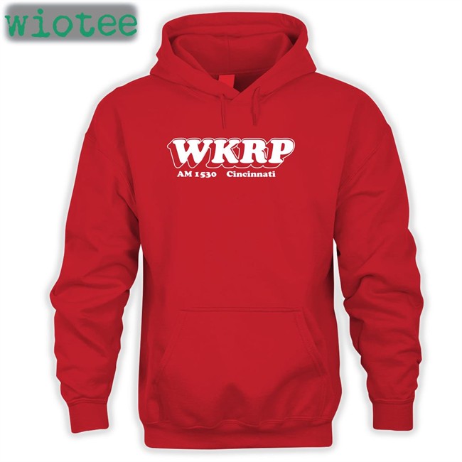 Super 70s Sports Merch Wkrp Am 1530 Cincinnati Hoodie Super 70s Sports Merch Wkrp Am 1530 Cincinnati Crewneck Sweatshirt
