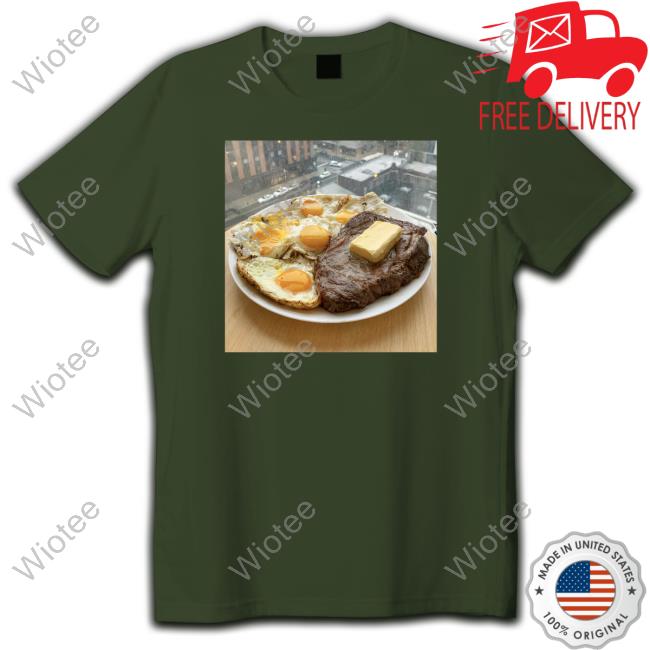 Zack Strength Merch Steak Eggs And Butter Crewneck Sweatshirt