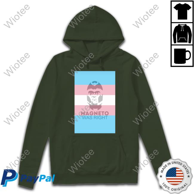 Magneto Was Right Transgender Flag Tee Shirt Magneto Was Right Transgender Flag T Shirts