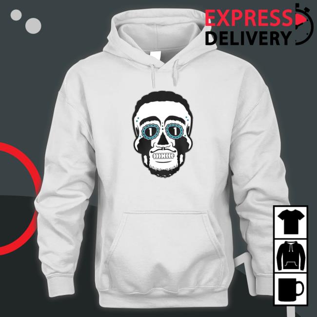 A. J. Brown Philadelphia Eagles Sugar Skull 2022 Crewneck Sweatshirt