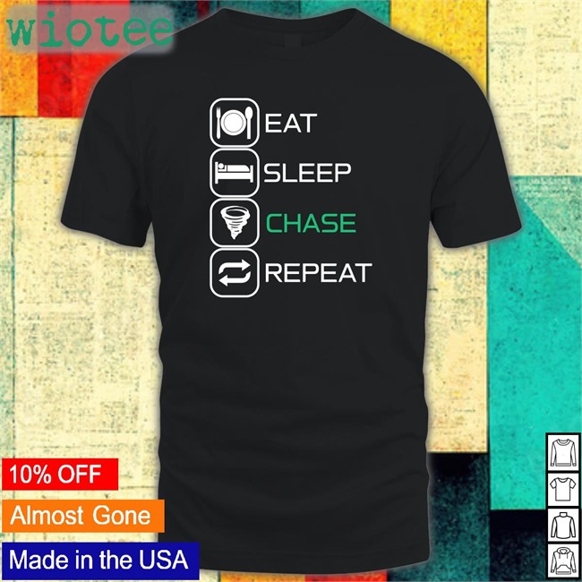 The Wx Store Eat Sleep Chase Repeat Long Sleeve Tee Reed Timmer PhD