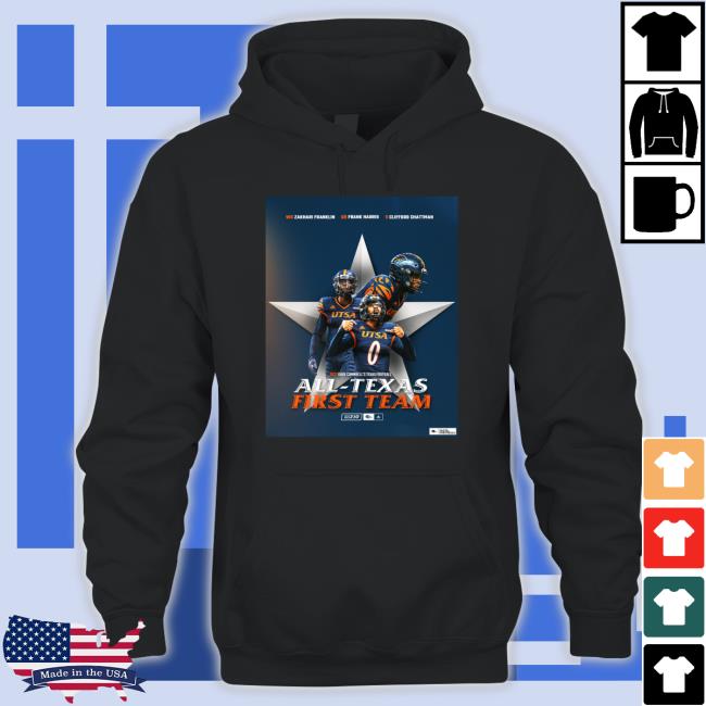 Official UTSA 2022 Dave campbell’s texas football All texas First team Hoodies