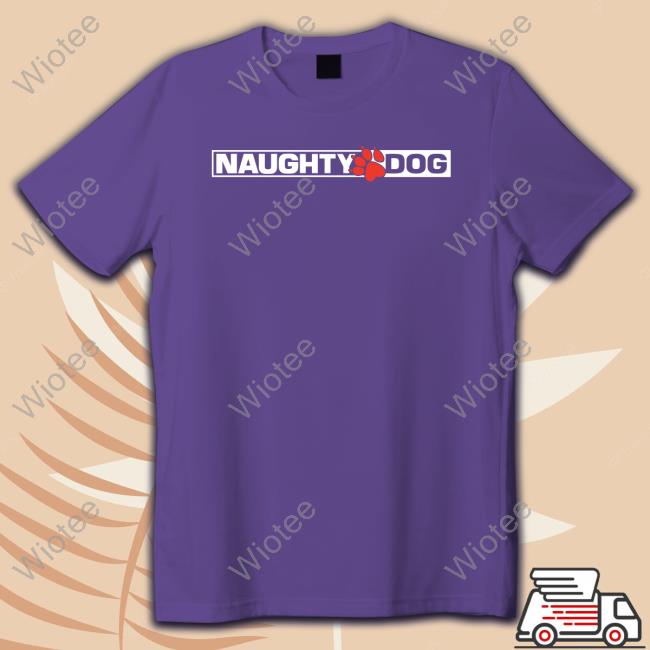 Official Naughty Dog T Shirt Official Naughty Dog Tee