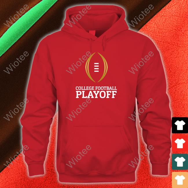 College Football Playoff Logo Black Sweatshirt Shop Collegefootballplayoff Merch