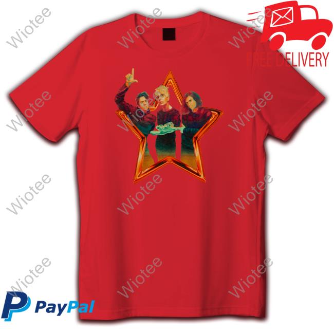 Waterparks Star Limited Edition White Shirt Waterparks Star Sweatshirt