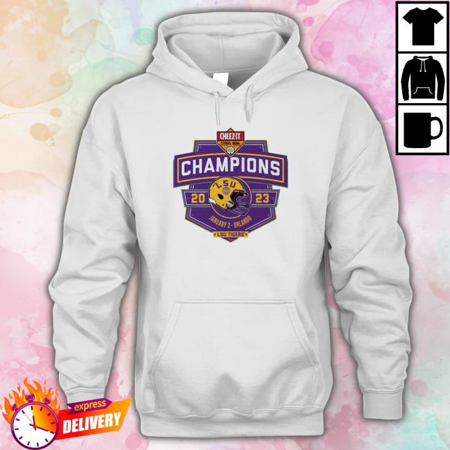 2023 Citrus Bowl Champions Lsu Tigers Shield T-Shirt 2023 Citrus Bowl Champions Lsu Tigers Shield Sweaters