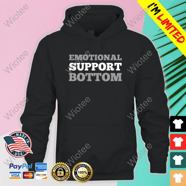 Wicked-Naughty Merch Official Emotional Support Bottom Tee Shirt
