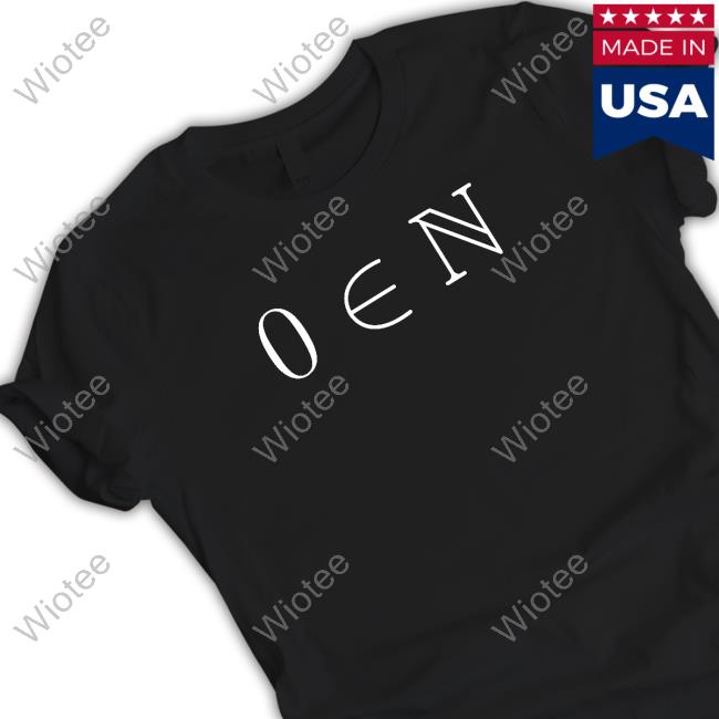 Anthony Bonato Zero Is A Natural Number T Shirt