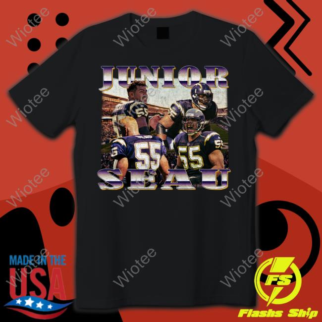Junior Seau Tee Shirt Los Angeles Chargers