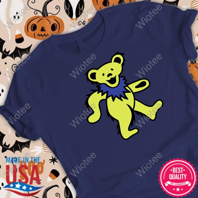 Grateful Dead Classic Navy With Yellow Bear Hoodie