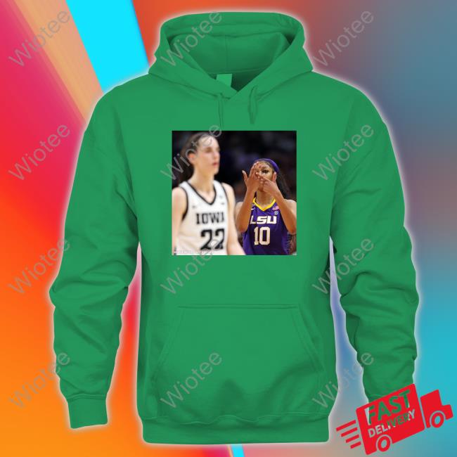 Angel Reese Taunts Caitlin Clark Shirt Angel Reese Taunts Caitlin Clark You Can't See Me Shirt