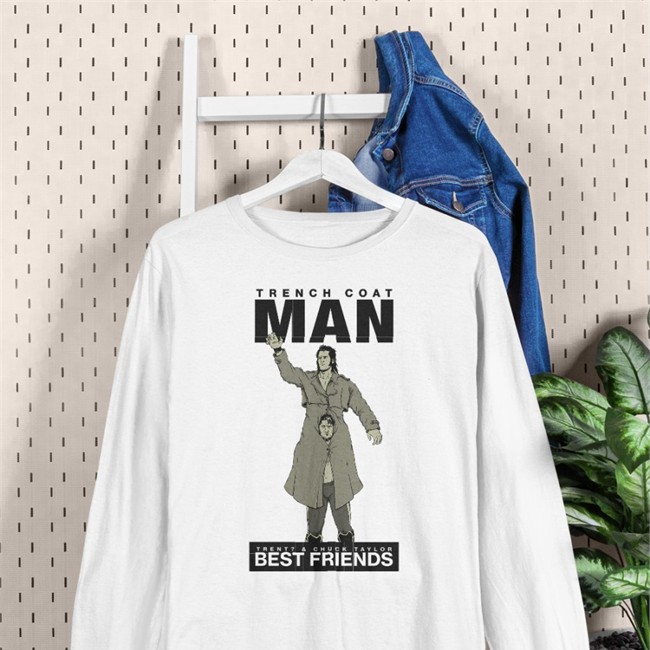 Pro Wrestling Tees Merch Trench Coat Man Trent Chuck Taylor Best Friends Sweatshirt Trentylocks