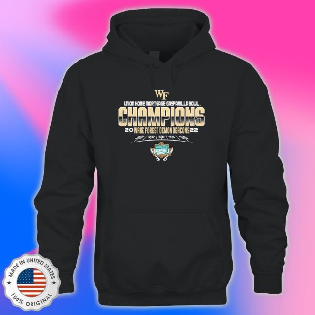 Wake Forest University Football 2022 Gasparilla Bowl Champions Classic Shirt