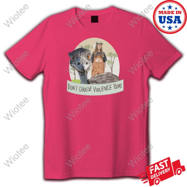Knuckle Bump Farms Merch Don't Choose Violence Today Shirt