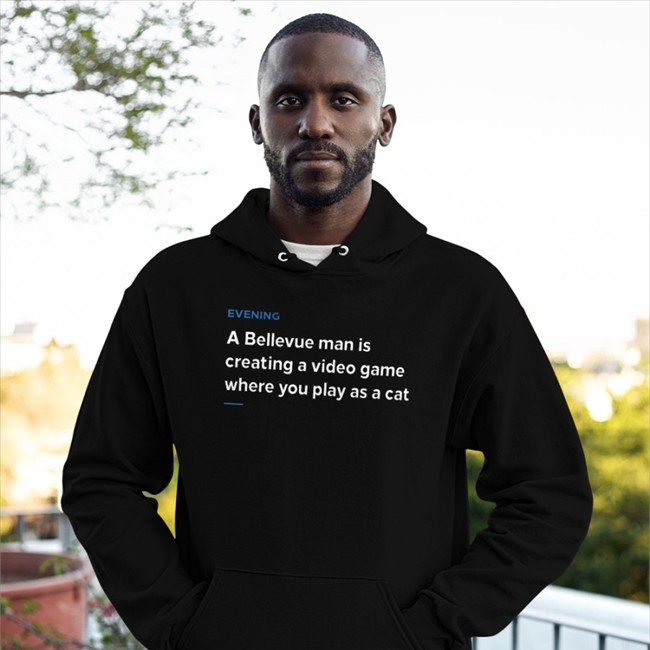 Matt T. Wood Evening A Bellevue Man Is Creating A Video Game Where You Play As A Cat Long Sleeve