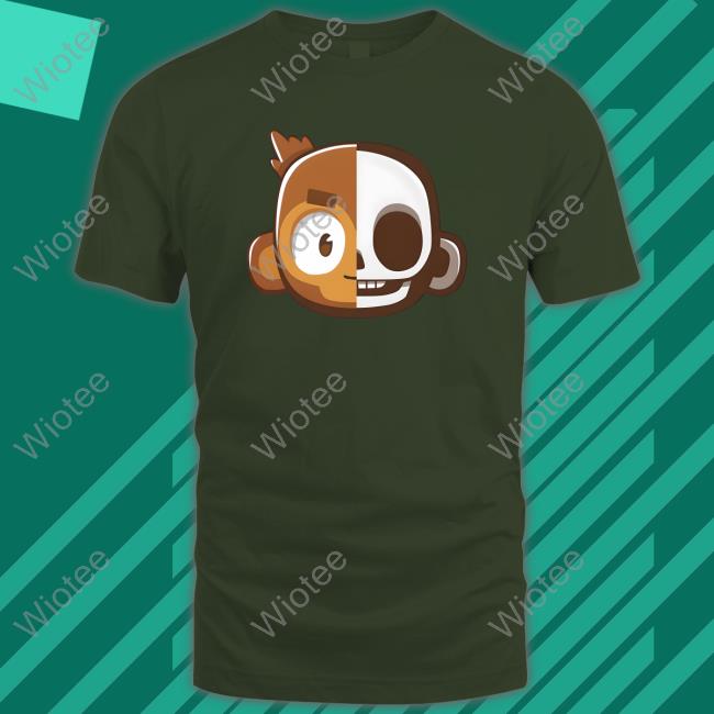 Ninja Kiwi Store Monkey Skull Shirt T-Shiirt Official Monkey Skull Shirt Long Sleeve Tee